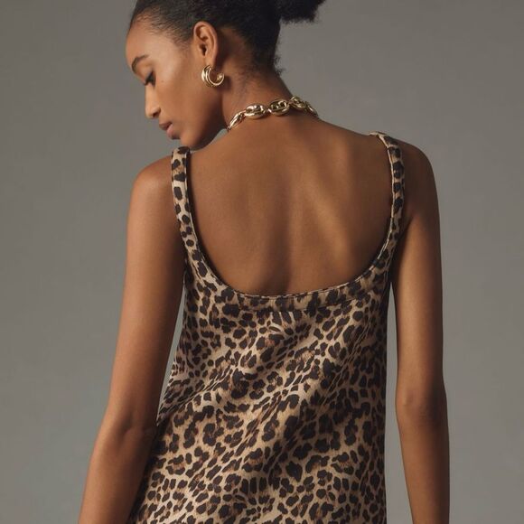 Anthropologie | Dhruv Kapoor Leopard Mini Dress | Size Small - Picture 3 of 10